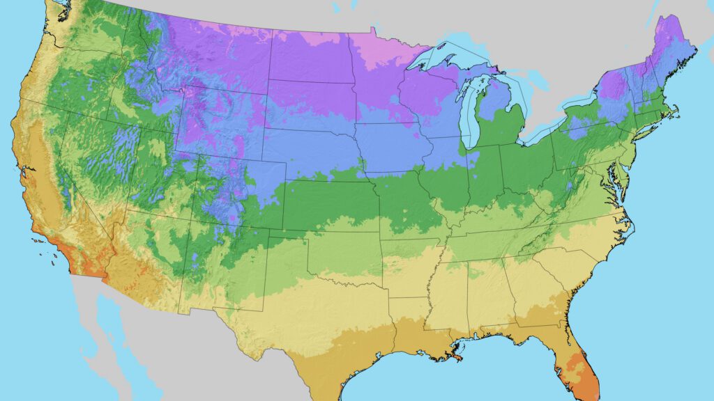 USDA Zone Map